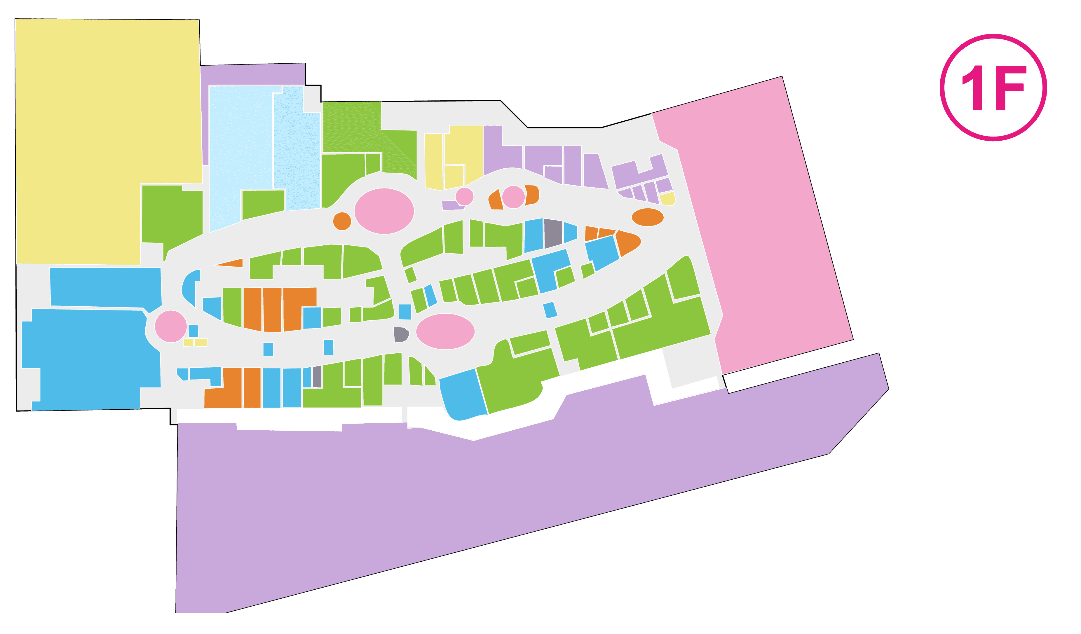 Clean flat color-block SVG output with a floor badge and a transparent background.